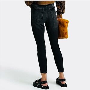 🩶Good American Good Waist Crop Jeans size 8 / 29 Black263 high waist skinny